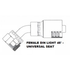 5/8 X 26MM Female 45° Swivel DIN (Light) 